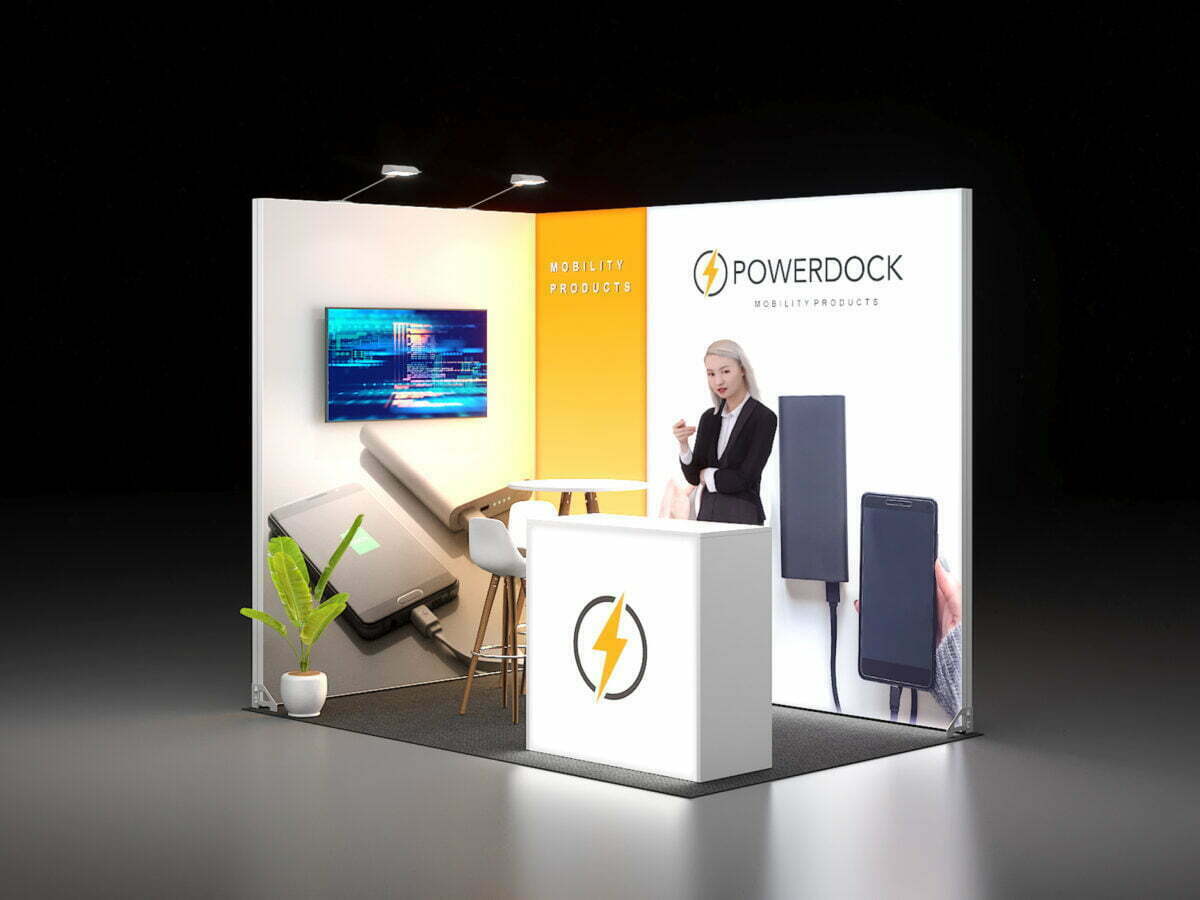 Self-build exhibition stand 3x2