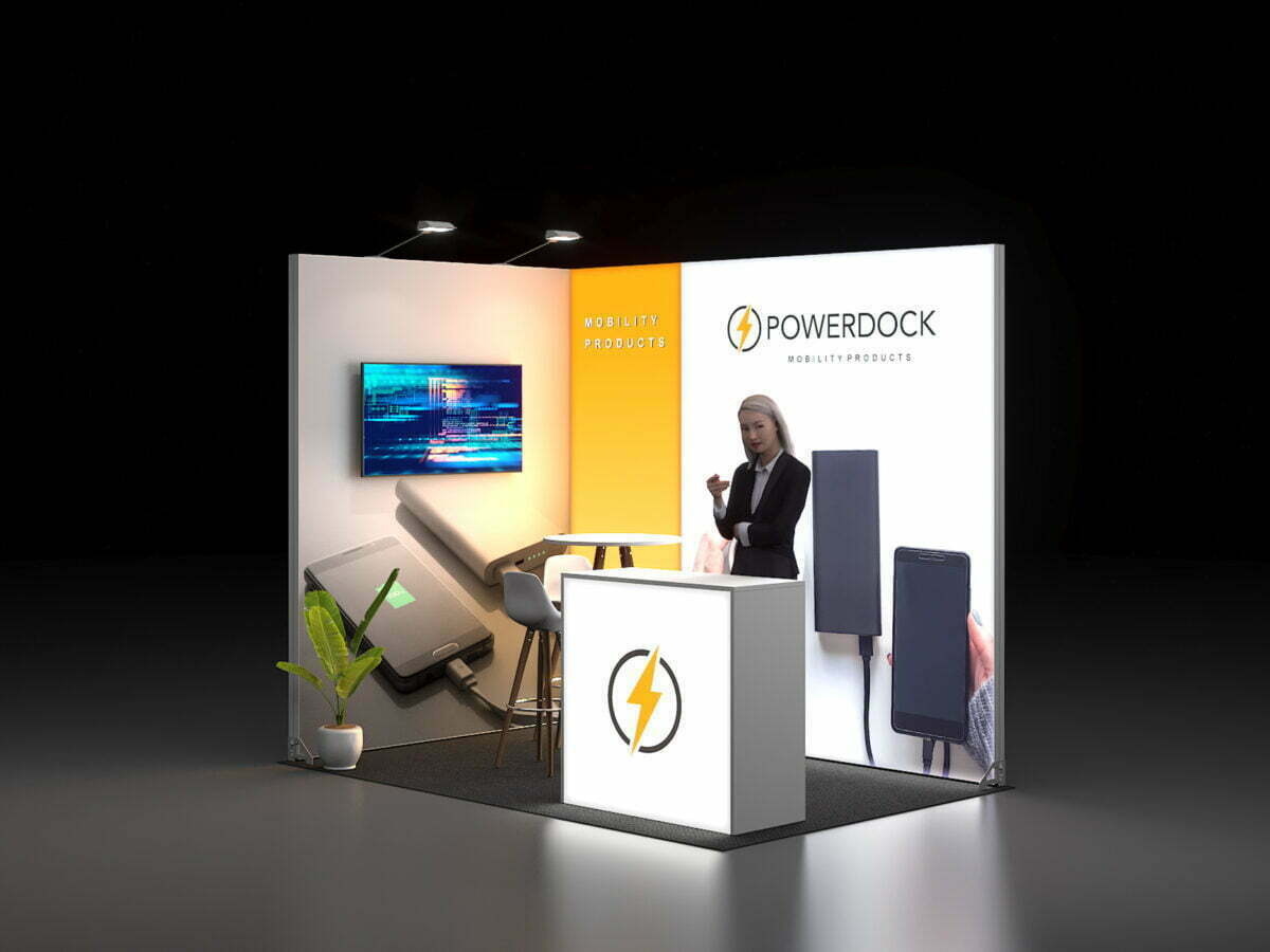 Self-build exhibition stand 3x2