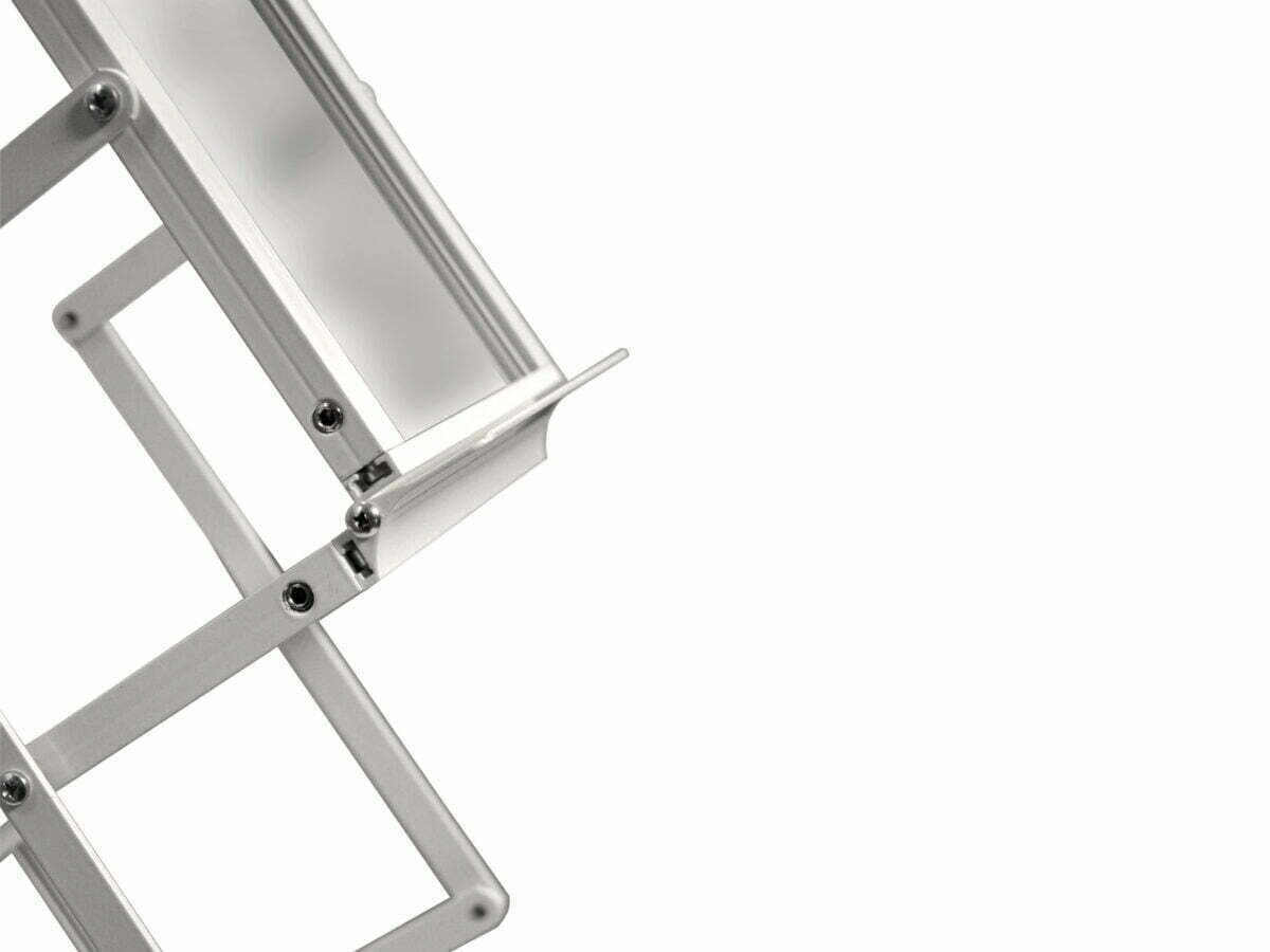 Leaflet rack A5 white isyRACK 1.1 detail