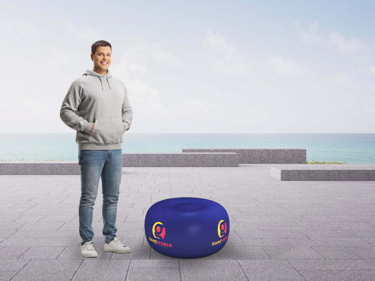 Inflatable isyLOUNGE pouf