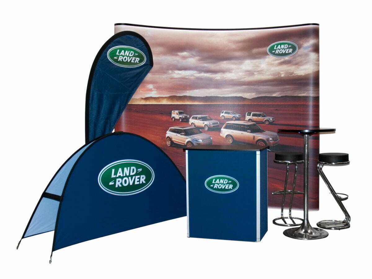 Outdoor promotion banners