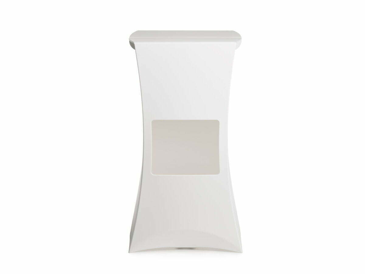 Flux Pillar back white